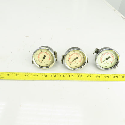 Wika 0-3000PSI Pressure Gauge Lot Of 3
