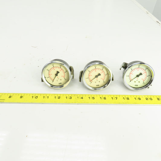 Wika 0-3000PSI Pressure Gauge Lot Of 3
