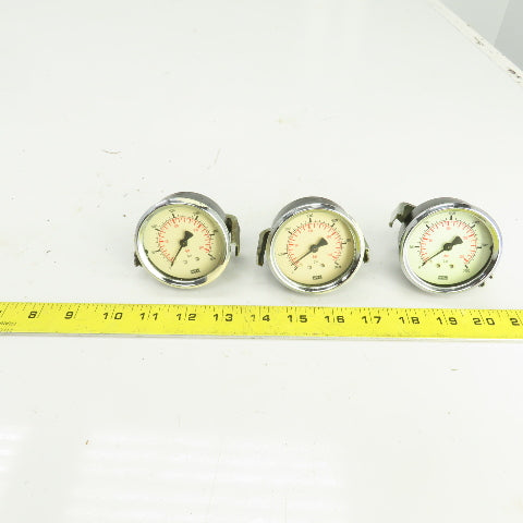 Wika 0-3000PSI Pressure Gauge Lot Of 3