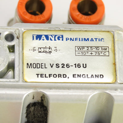 Lang V S 26-16 U 5 Port Pneumatic Solenoid Valve WP 2.5-10BAR