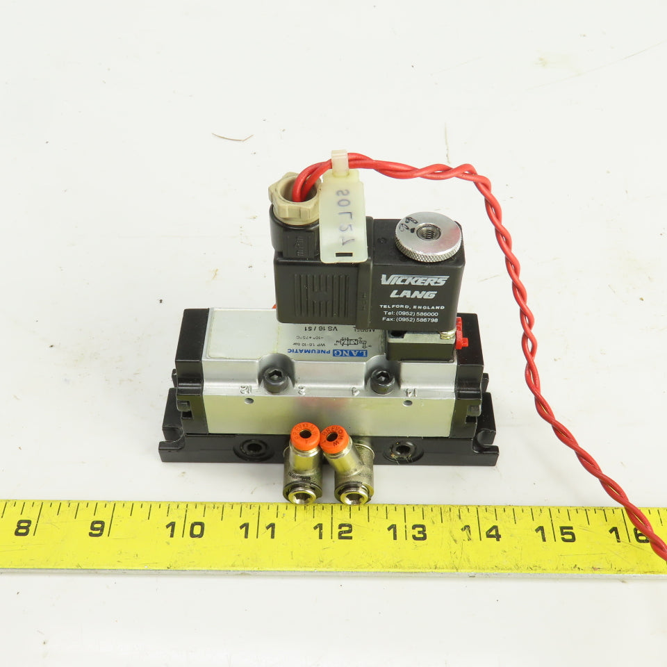 Lang VS 16 / 51 3 Port Pneumatic Solenoid Valve WP 1.6-10BAR
