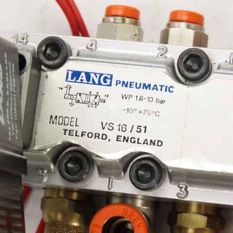Lang VS 16 / 51 3 Port Pneumatic Solenoid Valve WP 1.6-10BAR