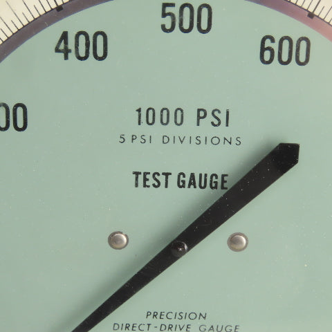 3D Instruments 25555-29B21 0-1000PSI Precision Direct Drive Gauge 5PSI Divisions