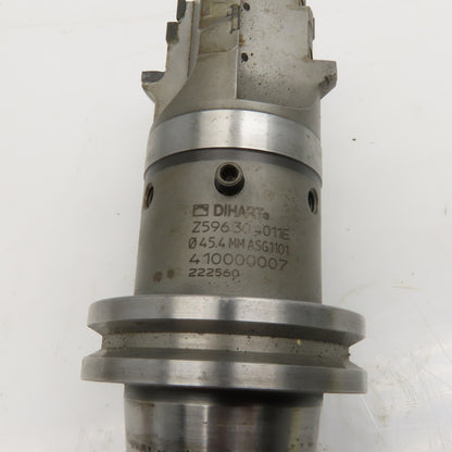 Dihart Z596 30 4011E Metric Step Mill Coolant Fed 45.4mm BT40 Taper