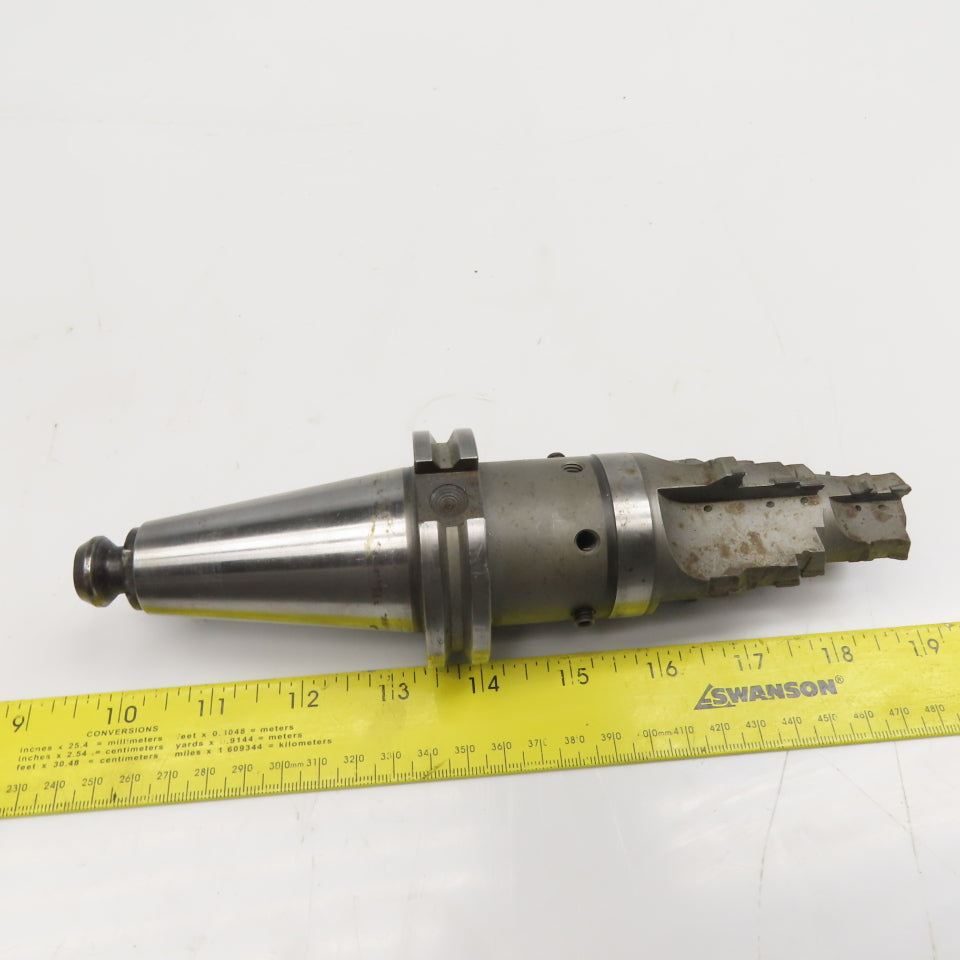 Dihart Z596 30 4011E Metric Step Mill Coolant Fed 45.4mm BT40 Taper