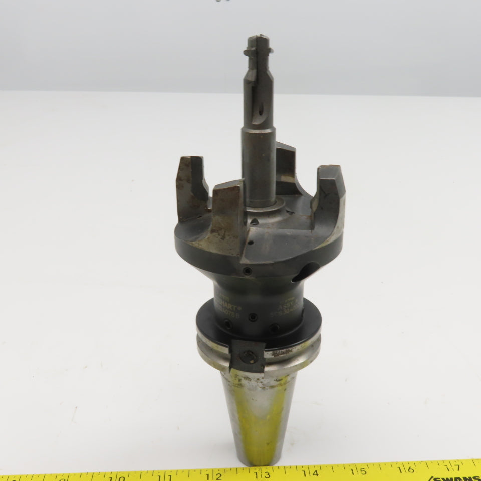 Dihart 593.30.4078B 2" Outside Tube Deburring Forming End Mill Piloted BT40