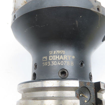Dihart 593.30.4078B 2" Outside Tube Deburring Forming End Mill Piloted BT40