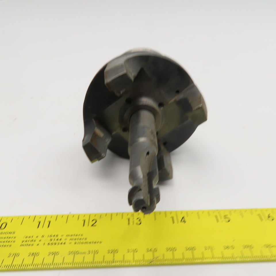 Dihart 593.30.4078B 2" Outside Tube Deburring Forming End Mill Piloted BT40