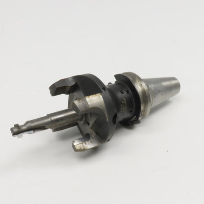 Dihart 593.30.4078B 2" Outside Tube Deburring Forming End Mill Piloted BT40