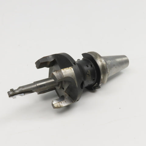 Dihart 593.30.4078B 2" Outside Tube Deburring Forming End Mill Piloted BT40