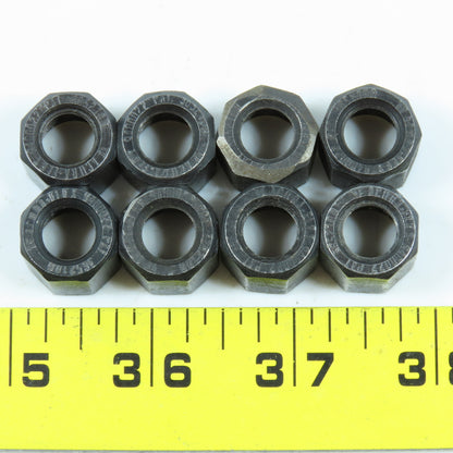 9400022 1/4" Capacity Acura-Flex Collet Nut 9/16"-28 Thread Lot of 8