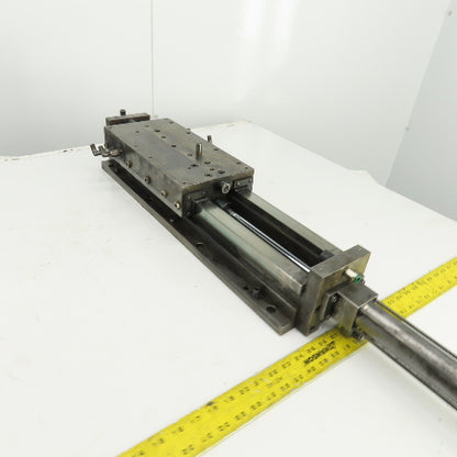 Hydraulic Cylinder Operated Linear Sliding Bed 10" Stroke 14"x7" Table