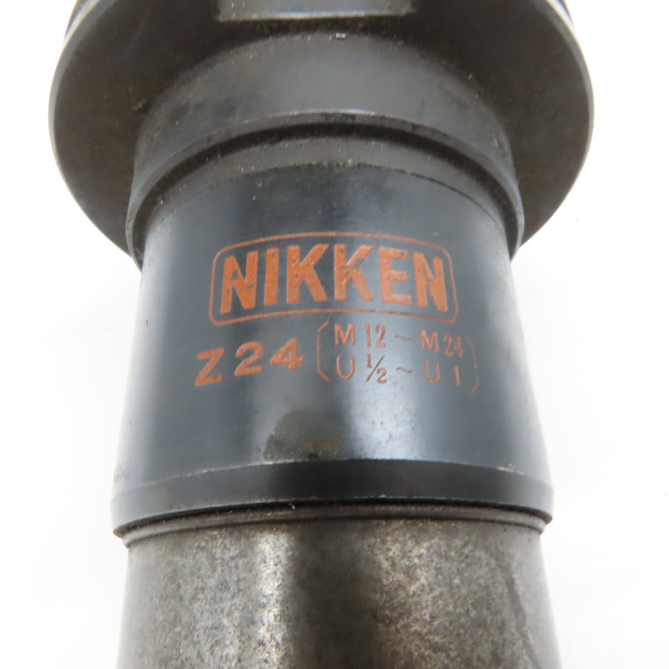 Nikken CAT50-Z24-142U Z24 CAT 50 Tap Holder M12-M24 Quick Release 8" Projection