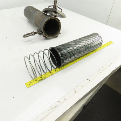 12" x 4" Heavy Duty Steel Hydraulic Filter Housing W/Filter 1"NPT In/Out