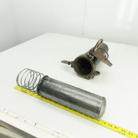 12" x 4" Heavy Duty Steel Hydraulic Filter Housing W/Filter 1"NPT In/Out