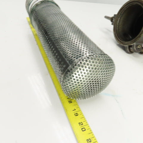 12" x 4" Heavy Duty Steel Hydraulic Filter Housing W/Filter 1"NPT In/Out