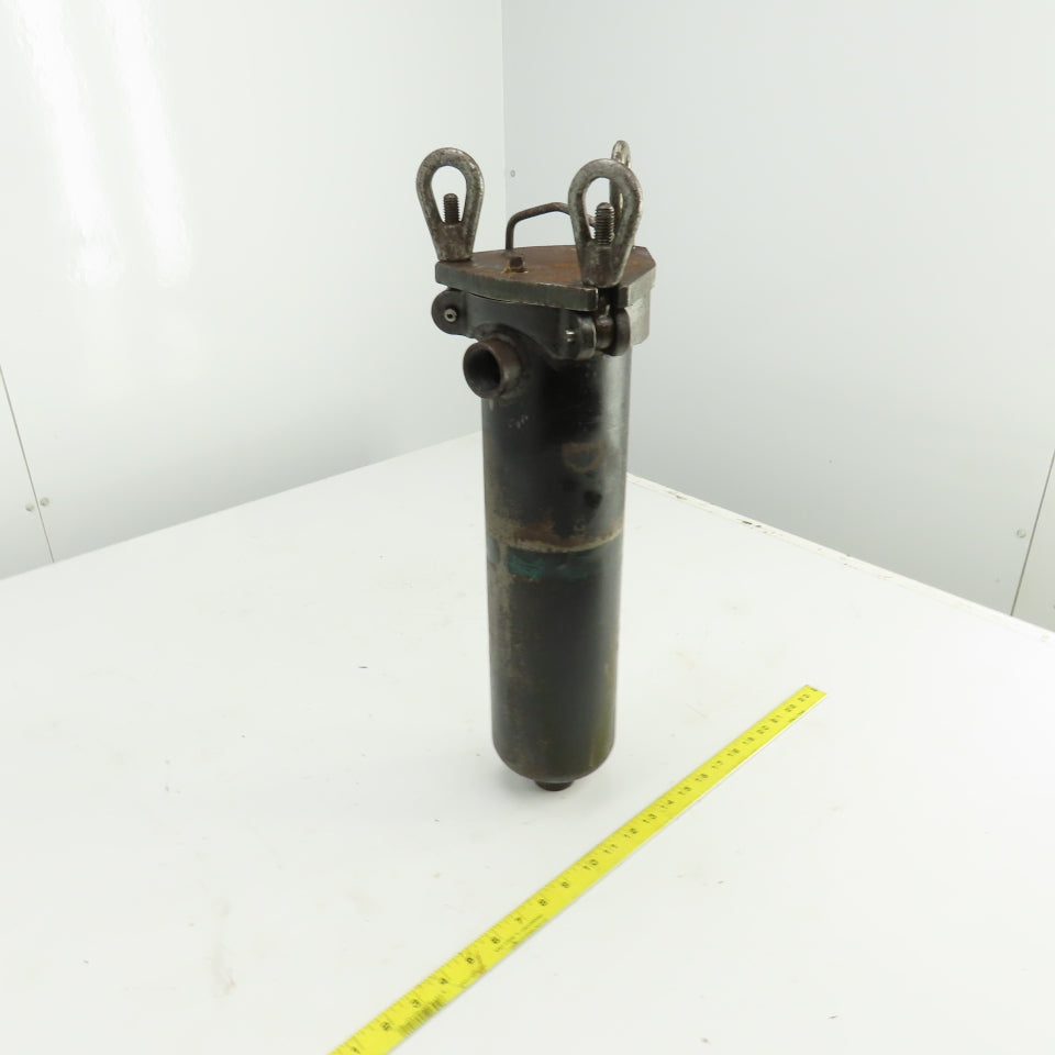 12" x 4" Heavy Duty Steel Hydraulic Filter Housing W/Filter 1"NPT In/Out