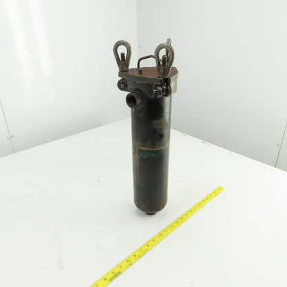 12" x 4" Heavy Duty Steel Hydraulic Filter Housing W/Filter 1"NPT In/Out