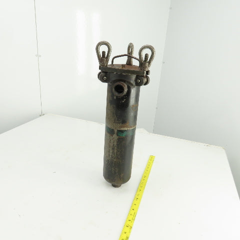 12" x 4" Heavy Duty Steel Hydraulic Filter Housing W/Filter 1"NPT In/Out