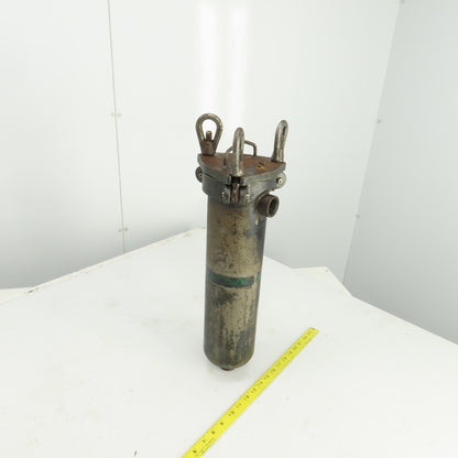 12" x 4" Heavy Duty Steel Hydraulic Filter Housing W/Filter 1"NPT In/Out