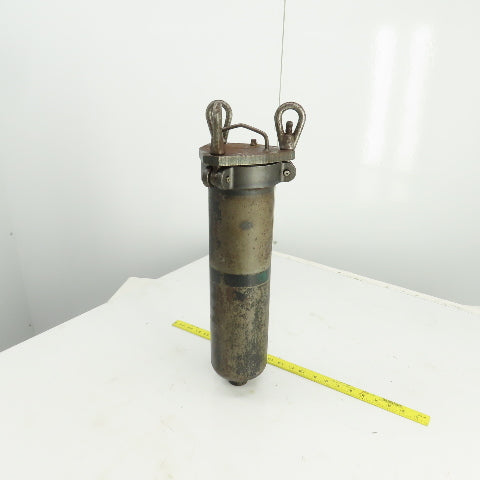 12" x 4" Heavy Duty Steel Hydraulic Filter Housing W/Filter 1"NPT In/Out