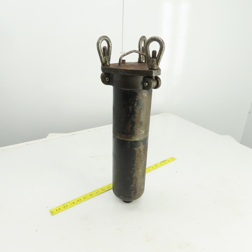 12" x 4" Heavy Duty Steel Hydraulic Filter Housing W/Filter 1"NPT In/Out