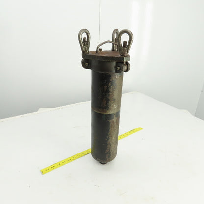 12" x 4" Heavy Duty Steel Hydraulic Filter Housing W/Filter 1"NPT In/Out