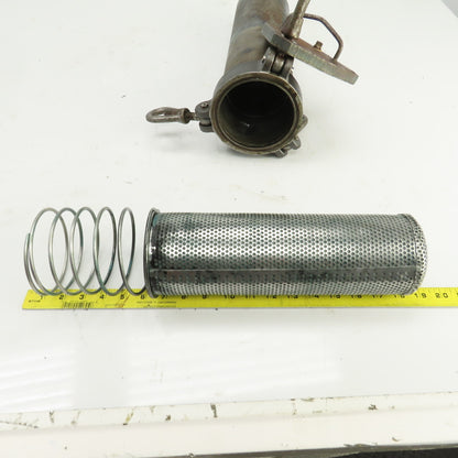 12" x 4" Heavy Duty Steel Hydraulic Filter Housing W/Filter 1"NPT In/Out