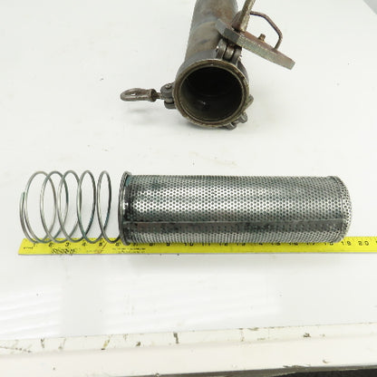 12" x 4" Heavy Duty Steel Hydraulic Filter Housing W/Filter 1"NPT In/Out