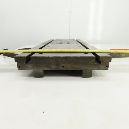 32-5/16" L x 12-3/16" W x 2-3/4" H Steel Jig Set Up Riser Plate W/(2) 1" T-Slots