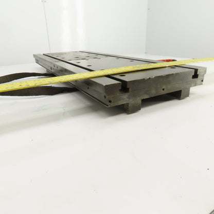 32-5/16" L x 12-3/16" W x 2-3/4" H Steel Jig Set Up Riser Plate W/(2) 1" T-Slots