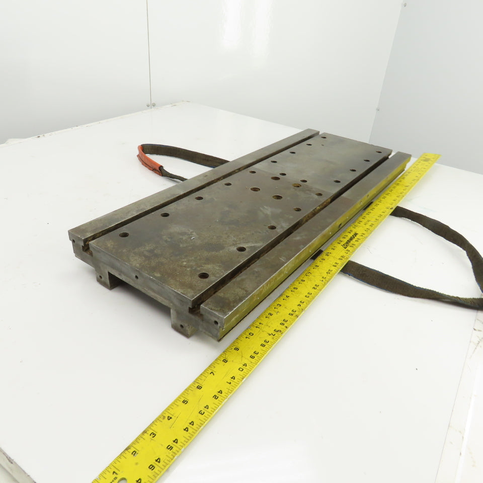 32-5/16" L x 12-3/16" W x 2-3/4" H Steel Jig Set Up Riser Plate W/(2) 1" T-Slots