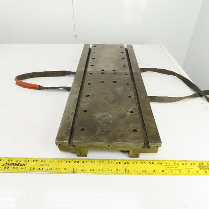 32-5/16" L x 12-3/16" W x 2-3/4" H Steel Jig Set Up Riser Plate W/(2) 1" T-Slots