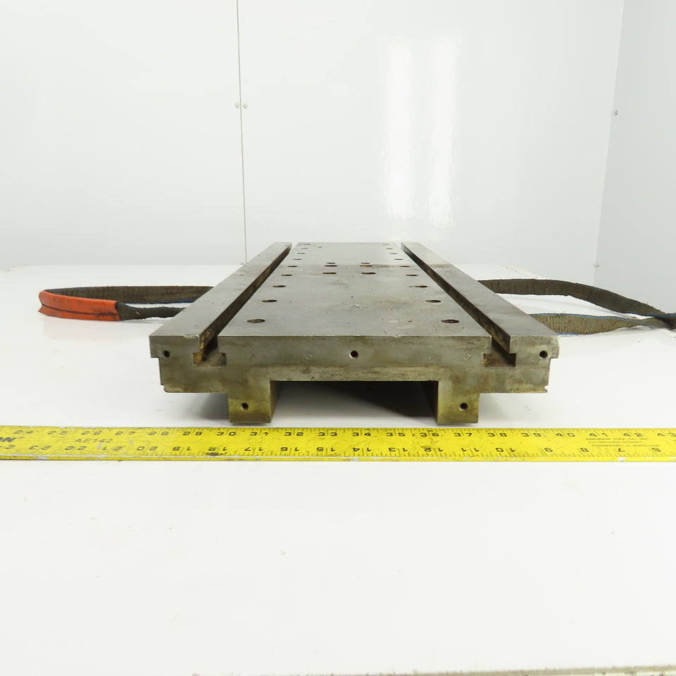 32-5/16" L x 12-3/16" W x 2-3/4" H Steel Jig Set Up Riser Plate W/(2) 1" T-Slots