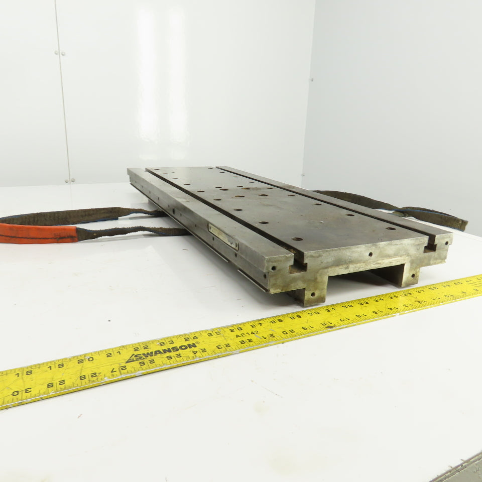32-5/16" L x 12-3/16" W x 2-3/4" H Steel Jig Set Up Riser Plate W/(2) 1" T-Slots