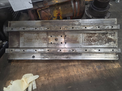 32-5/16" L x 12-3/16" W x 2-3/4" H Steel Jig Set Up Riser Plate W/(2) 1" T-Slots