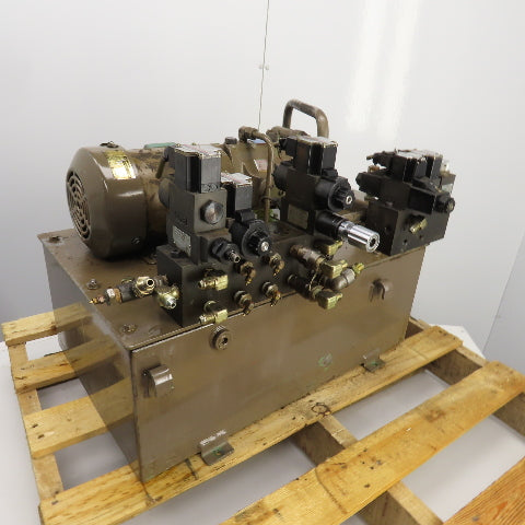 Daikin Y473048B-4 1.5Kw 16 Gallon Hydraulic Power Unit 200-220V W/V15A1RY-85