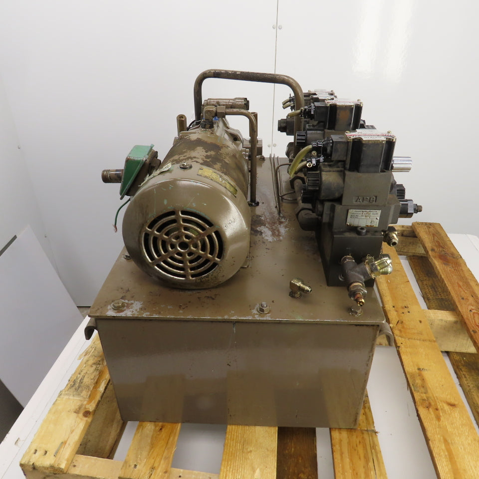 Daikin Y473048B-4 1.5Kw 16 Gallon Hydraulic Power Unit 200-220V W/V15A1RY-85