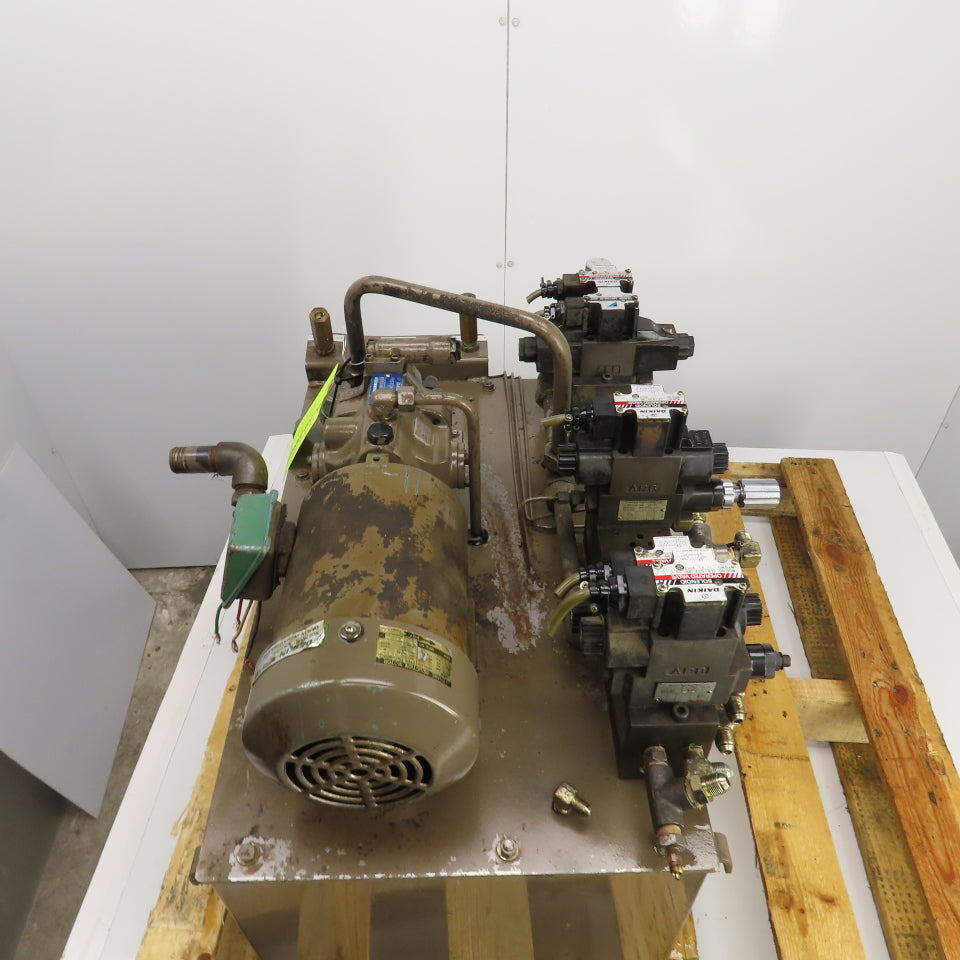 Daikin Y473048B-4 1.5Kw 16 Gallon Hydraulic Power Unit 200-220V W/V15A1RY-85