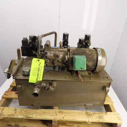 Daikin Y473048B-4 1.5Kw 16 Gallon Hydraulic Power Unit 200-220V W/V15A1RY-85