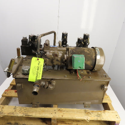 Daikin Y473048B-4 1.5Kw 16 Gallon Hydraulic Power Unit 200-220V W/V15A1RY-85