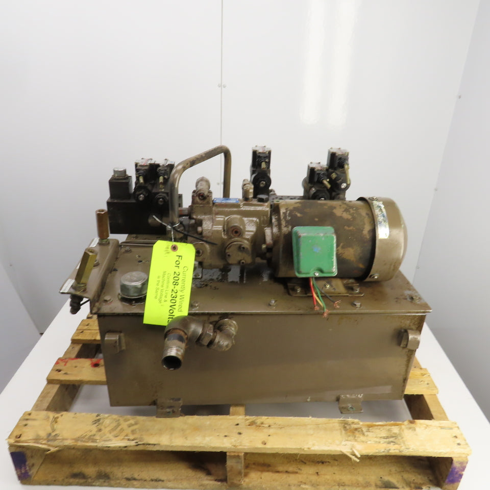 Daikin Y473048B-4 1.5Kw 16 Gallon Hydraulic Power Unit 200-220V W/V15A1RY-85