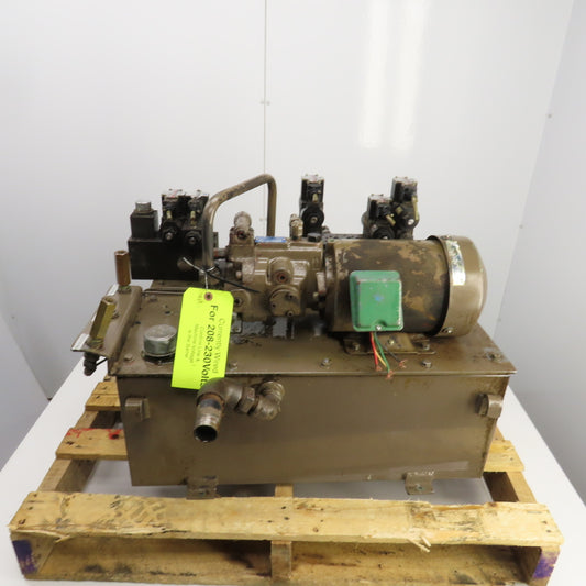 Daikin Y473048B-4 1.5Kw 16 Gallon Hydraulic Power Unit 200-220V W/V15A1RY-85