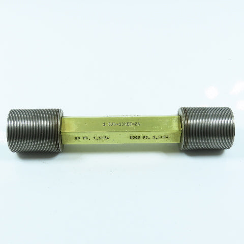 Size Control Co 1-5/8"-18 NEF-2A Thread Plug Gage Go PD 1.5874 No Go PD 1.5824