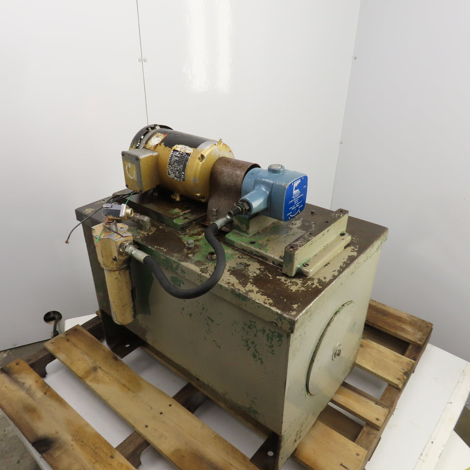 Continential PVR1-8B10-RM-P-6-1 2HP 30 Gallon Hydraulic Power Unit W/Variable