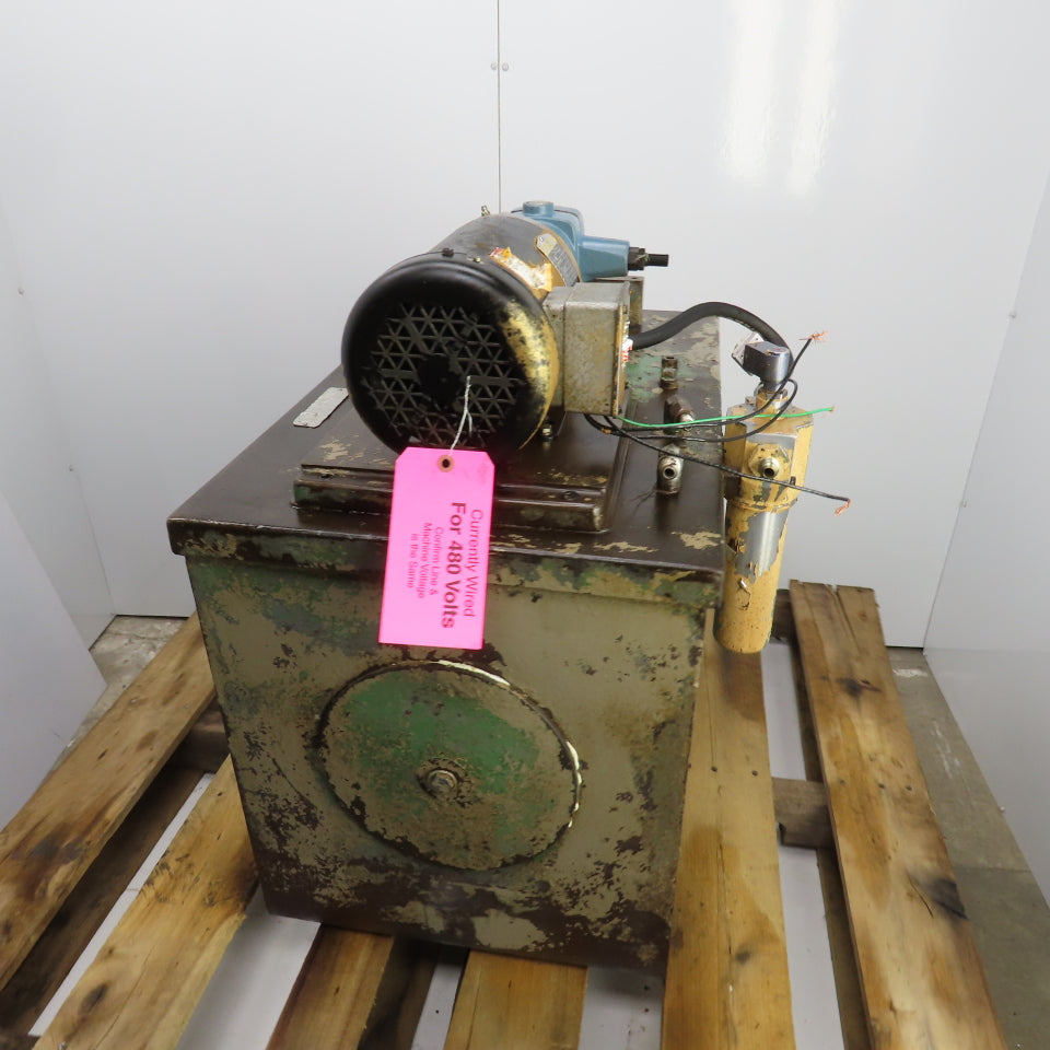 Continential PVR1-8B10-RM-P-6-1 2HP 30 Gallon Hydraulic Power Unit W/Variable