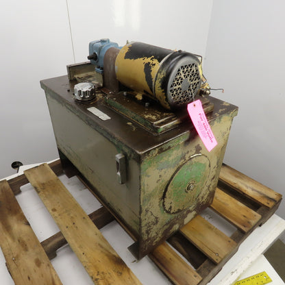 Continential PVR1-8B10-RM-P-6-1 2HP 30 Gallon Hydraulic Power Unit W/Variable