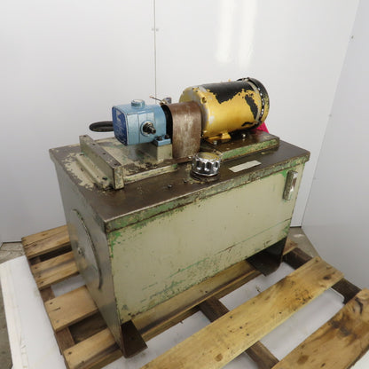 Continential PVR1-8B10-RM-P-6-1 2HP 30 Gallon Hydraulic Power Unit W/Variable