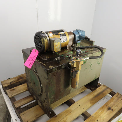 Continential PVR1-8B10-RM-P-6-1 2HP 30 Gallon Hydraulic Power Unit W/Variable