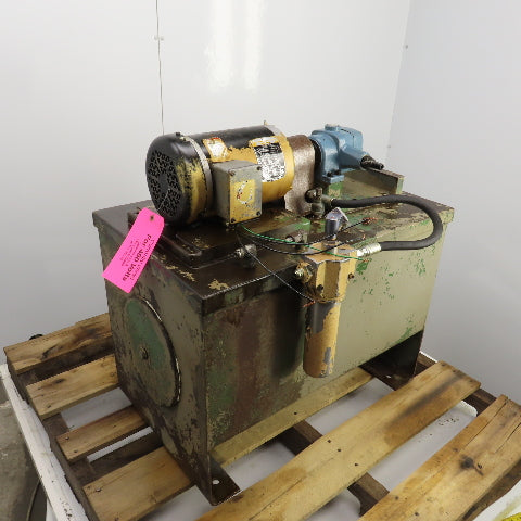 Continential PVR1-8B10-RM-P-6-1 2HP 30 Gallon Hydraulic Power Unit W/Variable